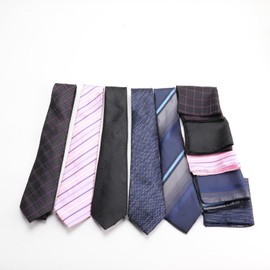 kaxilu Necktie Squares Tie For Men Mens Ties Tie and Pocket Square Collection Present Box Necktie Lot 5 Set Premium
