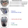LThyzszb Tactical Signal Light IR Helmet Light with Visible LED