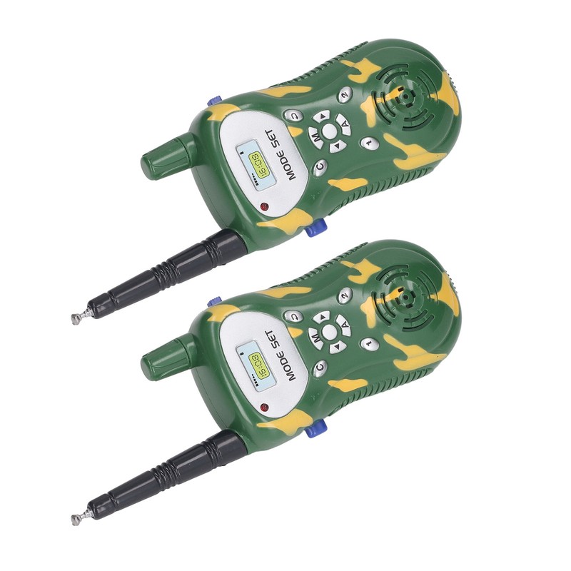 2pcs Radio Toy Clear Sound Long Range Interactive Handheld Radio