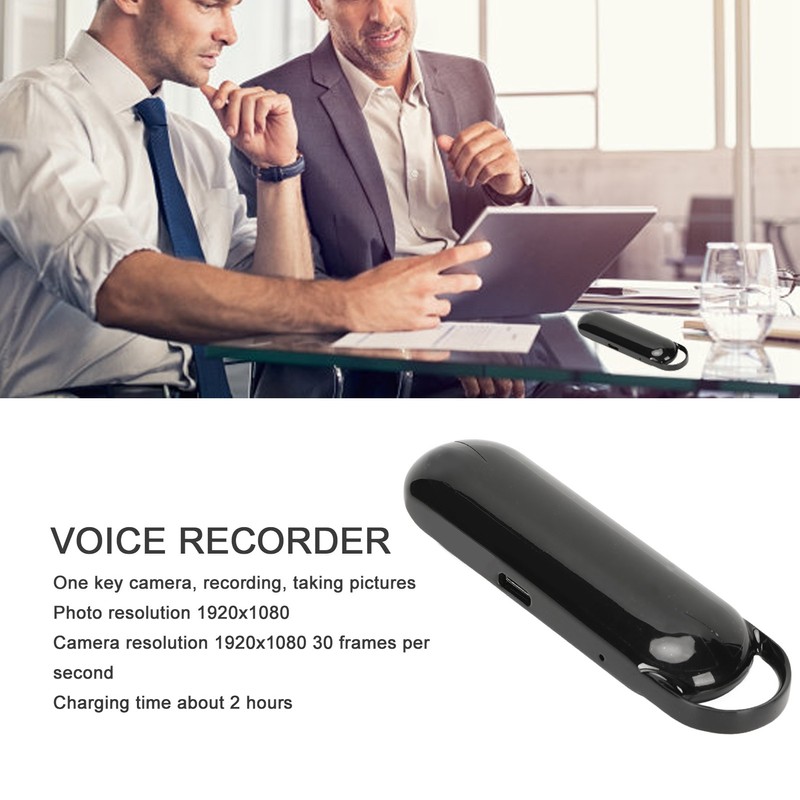 Digital Voice Activated Recorder Multifunctional Photo Video HD Noise Reduction
