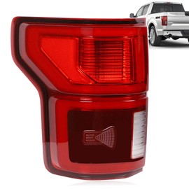 Nakuuly LED Tail Light with Blind Spot Compatible With Ford F150 2018 2019 2020 Left Driver Side Taillight Rear Brake Lamp Signal Assembly # ‎KL3Z13405B (Module NOT Included)