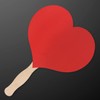 Blinkee Heart Shaped Non Light Up Red Hand Fan