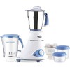 Preethi Preethi Blue Leaf Platinum 3-Jar Mixer Grinder, 550-Watt, Stainless Steel