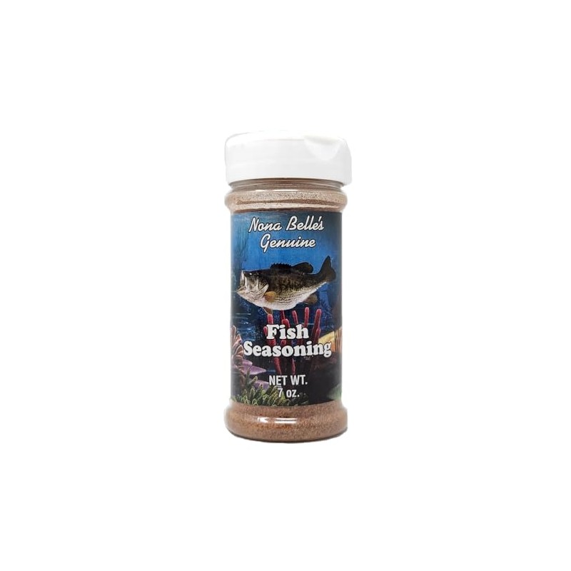 7oz Shaker Fish Seasoning Nona Belle's Genuine