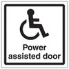 Vsafety Disabled Power Assisted Door - 150mm x 150mm - Window Sticker