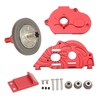 RC Gearbox Cover Aluminum Alloy Transmission Box Housing with Gear