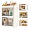 Organizador De Maquillaje 3 Capas Transparente Acrílico