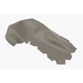 Kar Designers Real Leather Gray Center Console Lid Armrest Cover Fits 14-17 Lexus IS250, 350