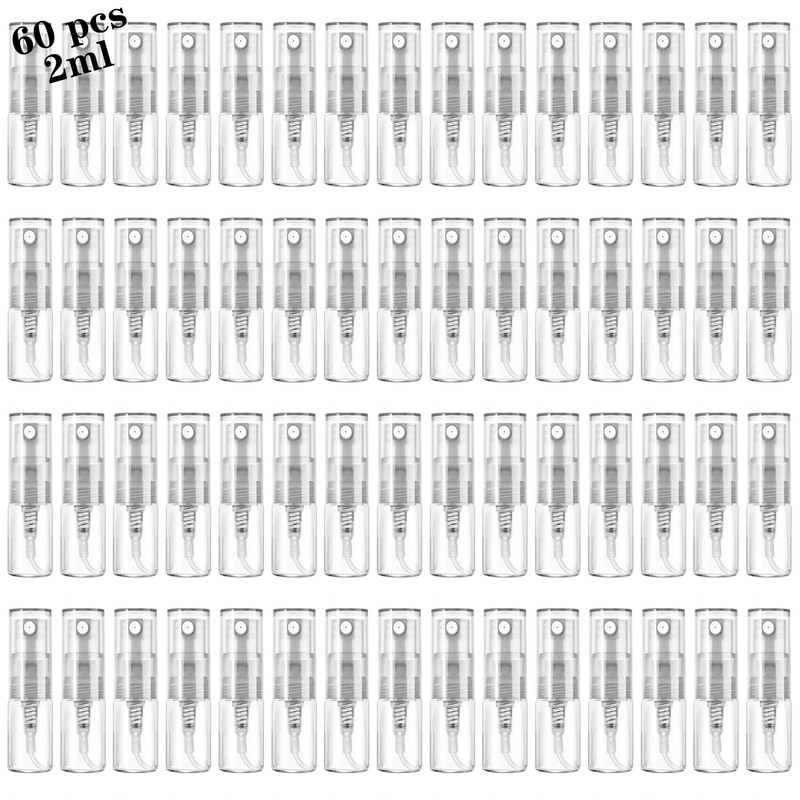 Csdtylh Mini Spray Bottle 2ml, Refillable Glass Spray Bottle, Glass