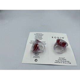 RODIN Olio Lusso Luxury Liptick RED HEDY LOT Of 2 Ring lipstick