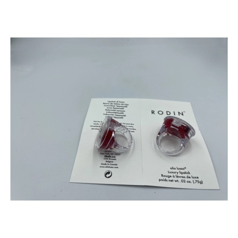 RODIN Olio Lusso Luxury Liptick RED HEDY LOT Of 2