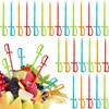 Colorful Pirate Sword Cocktail Sticks -500 pcs Plastic Sword Picks