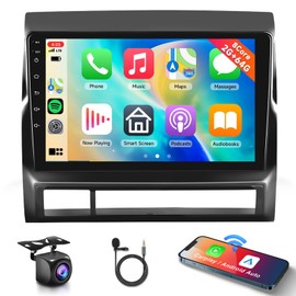 8 CORE 2G+64G Car Radio Stereo for Toyota Tacoma 2005-2013 with Wireless CarPlay/Android Auto,9 Inch 1280 * 720P IPS Touch Screen Android 13 GPS WiFi Bluetooth 32-Band DSP HD Backup Camera
