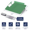 TSJ OFFICE Small Desktop Whiteboard - Glass Dry Erase Board