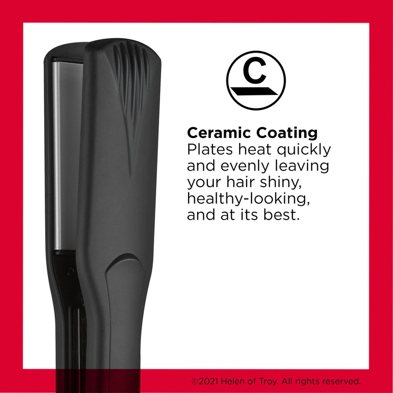 Revlon Smooth and Straight Ceramic Flat Iron | Fast Results,