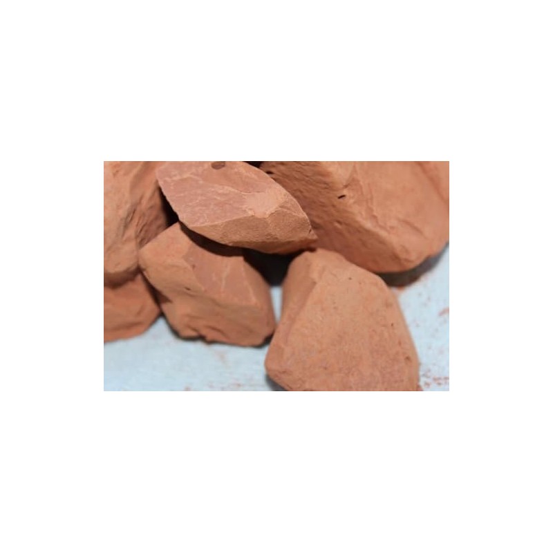 SMBK Red Clay,Edible Clay Chunks, Natural Clay,Organic Clay,Clay Mask,Natural Mud