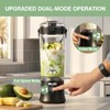 Mulli Portable Blender,17oz Portable Blender for Shakes & Smoothies, USB-C