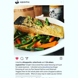 Wu Japanese Ginger Dressing - Gluten Free 10.7 FL OZ (Original Ginger, 1 Bottle)