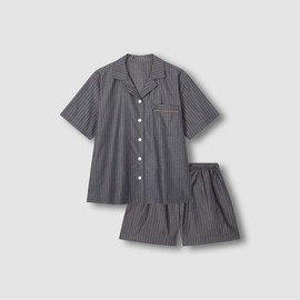JAJU [JAJU/자주] 여 스트라이프 3부 파자마 세트 2종택1 [JAJU] Women's Stripe 3/4 Pajama Set (Choose 1 of 2)