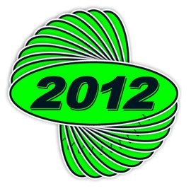 Versa Tags 2012 Oval Model Year Car Dealer Window Stickers Proudly Made In The USA Versa Oval Model Windshield Year Stickers Are Chartreuse Green Black In Color Come Twelve (12) To A Pack