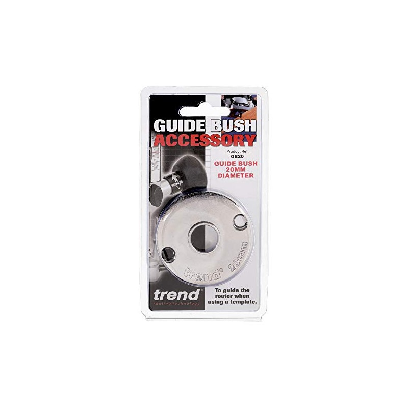 Trend Steel Guide Bush, 20mm Diameter, Euro Style Guides for
