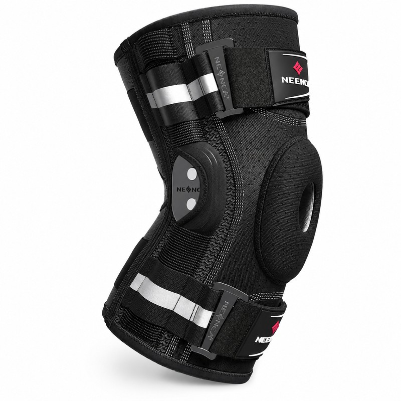 Hinged Knee Brace for Daily & Sports Support – Adjustable