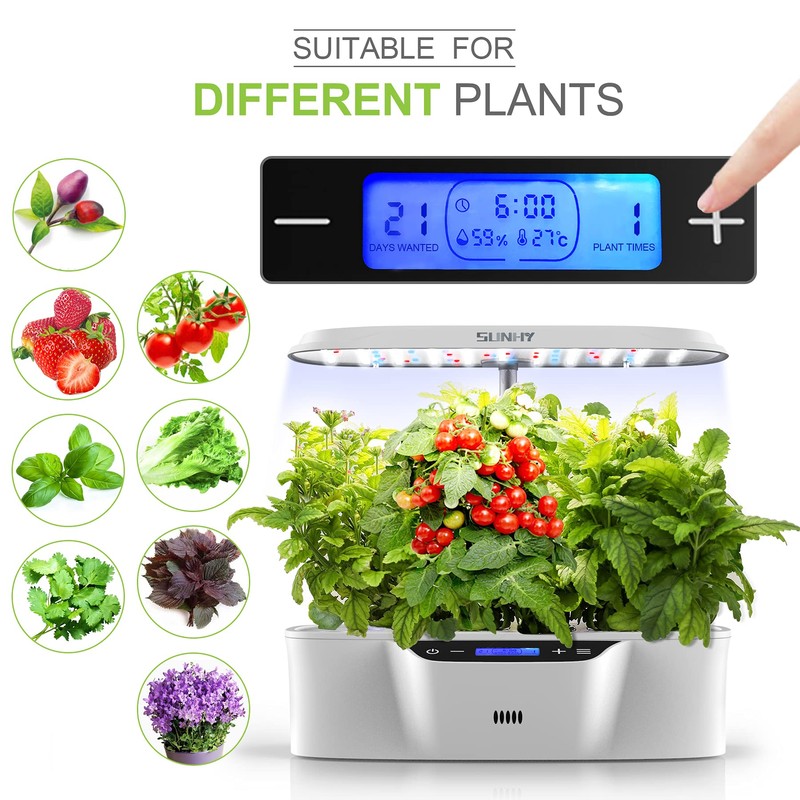 SUNHY Hydroponics Growing System, Indoor Hydroponic Garden Hydroponic Grow Kit