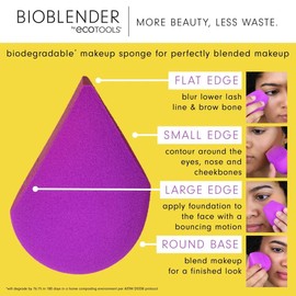 EcoTools Bioblender Compostable Makeup Blender, Pack of 2