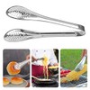 Pinzas de Cocina, 5 Piezas, Acero Inoxidable, para Pan, Ensalada,