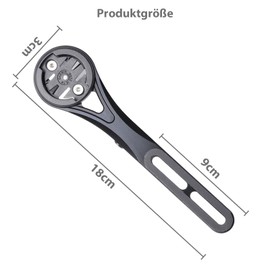 Buaak Bicycle Computer Holder Combo Bicycle Mount Adjustable, Compatible with Garmin Holder, Bicycle, Edge Mount Compatible with Garmin Edge and Sports Action Camera