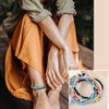 Colrid Pack of 8 Colourful Anklets, Boho Anklets, Adjustable Foot
