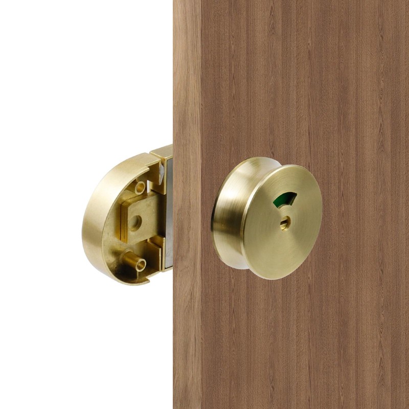 Chinflly Vacant Occupied Bathroom Lock,Indicator Door Lock Indicating DeadBolt for