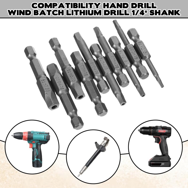 10PCS Security Screwdriver Bits Set, Magnetic Pentagon Head Screwdriver Bit
