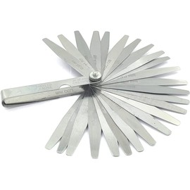 Feeler Gauge Metric Size Stainless Steel Precision Multi Blades Hand Tool Lathe (13 Blades)