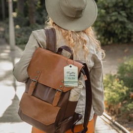 Yetmadi Christian Luggage Tags for Suitcases, Mightier Than The Waves Bible Verse Luggage Tags, Christian Gifts for Women Men Faith, Privacy Protection PU Leather Travel Name Tags