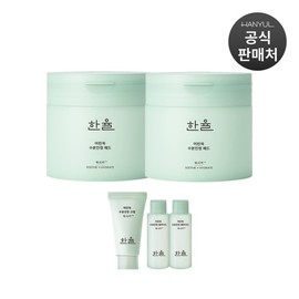 Hanyul 어린쑥 수분진정 패드 60매 2개 Young Mugwort Hydrating Soothing Pads 60 Sheets 2 Pack
