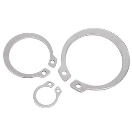 SYDARSYN 25 mm Snap Ring Stainless Steel Retaining Ring E-Clip External Retaining Ring Locking Rings (Pack of 20)
