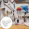 sourcing map 200pcs Pegboard Hooks Protector Rubber End Caps, Peg