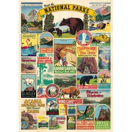Cavallini & Co. National Parks  20" X 28" Decorative Paper / Poster/ Wrap