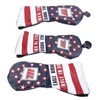 Golf Club Head Cover Set Waterproof PU Leather Golf Club