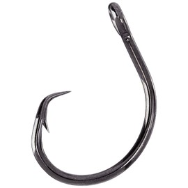 Mustad UltraPoint Demon Perfect in-Line Circle 3 Extra Strong 2X Extra Short Shank Fishing Hook (Pack of 6), 7/0