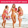 party greeting 2Pcs Beach Gifts Beach Chenille Makeup Bags Portable