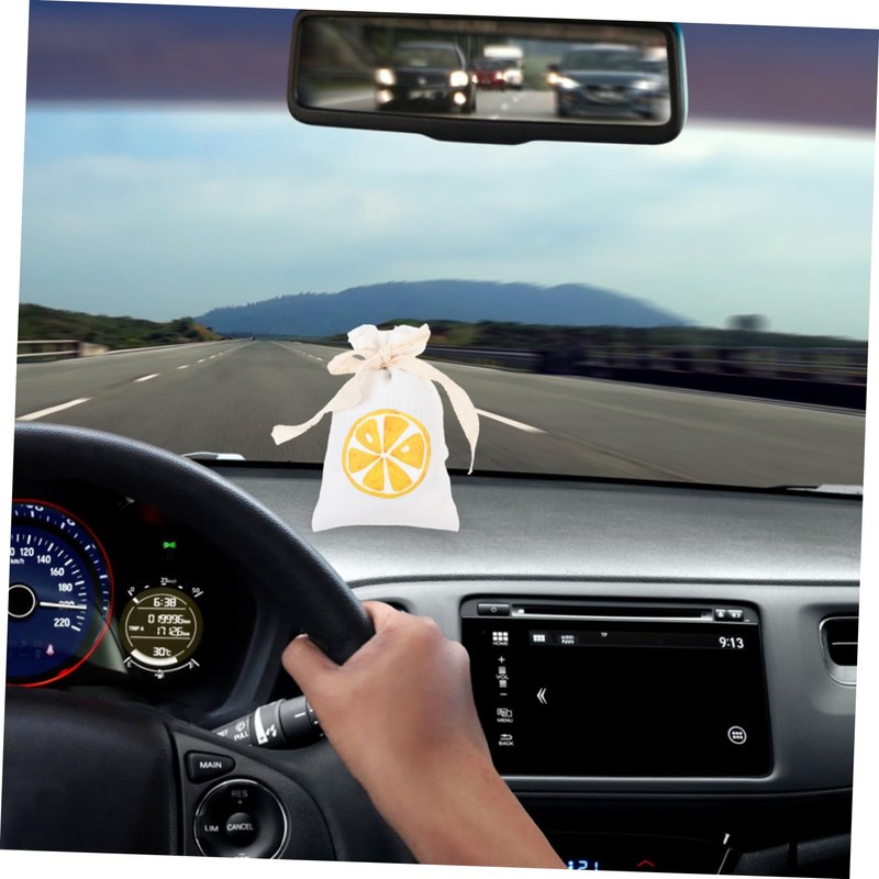 Ciieeo 4pcs Linen Incense Bags for Home Wardrobe Car Multi
