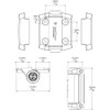 D&D Technologies TCA1S3BTS TruClose Regular Duty Self Closing Gate Hinge,