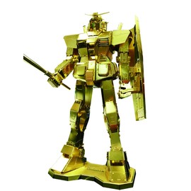 Metallic Nano Puzzle Premium Series Gold Gundam