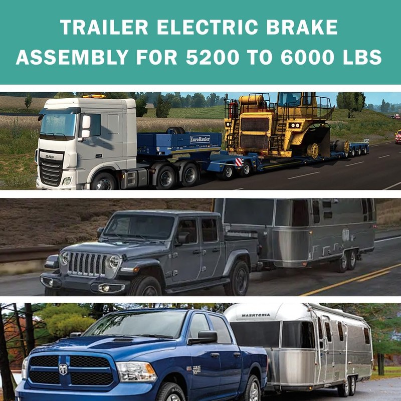 JADODE Trailer Hub Kits 6 Bolt 5.5 for 6000 lbs