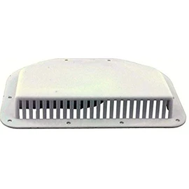 Kaper II L12-0019 White Fits 3" hole Trailer Vent Cover,1 Pack