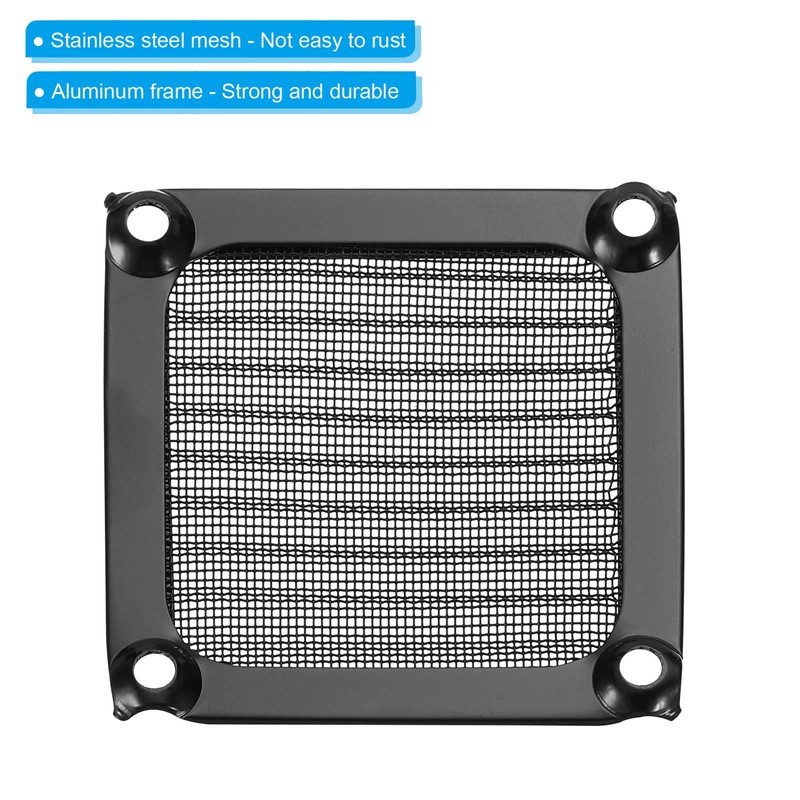 PATIKIL 60 mm Fan Filter Grille with Screws 2 Pack