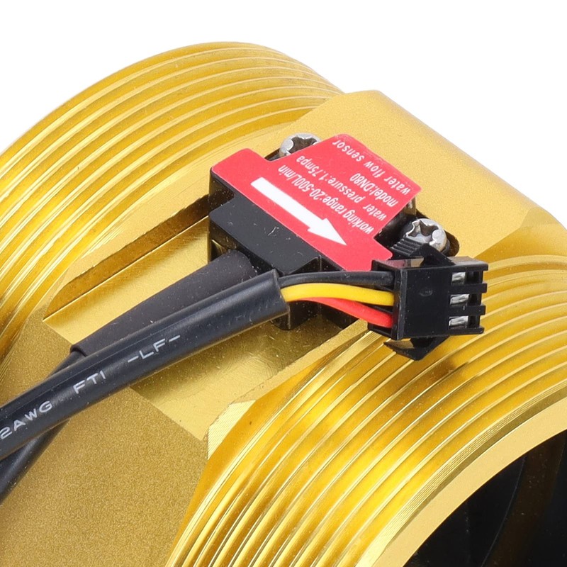 Turbine Flow Meter, Water Flow Sensor, 3 Inch Turbine Flow