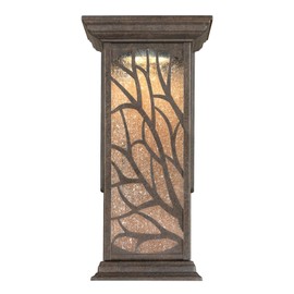 Westinghouse Lighting 6312000 Glenwillow One-Light LED, Victorian Bronze Finish with Clear Seeded Glass Outdoor Wall Fixture
